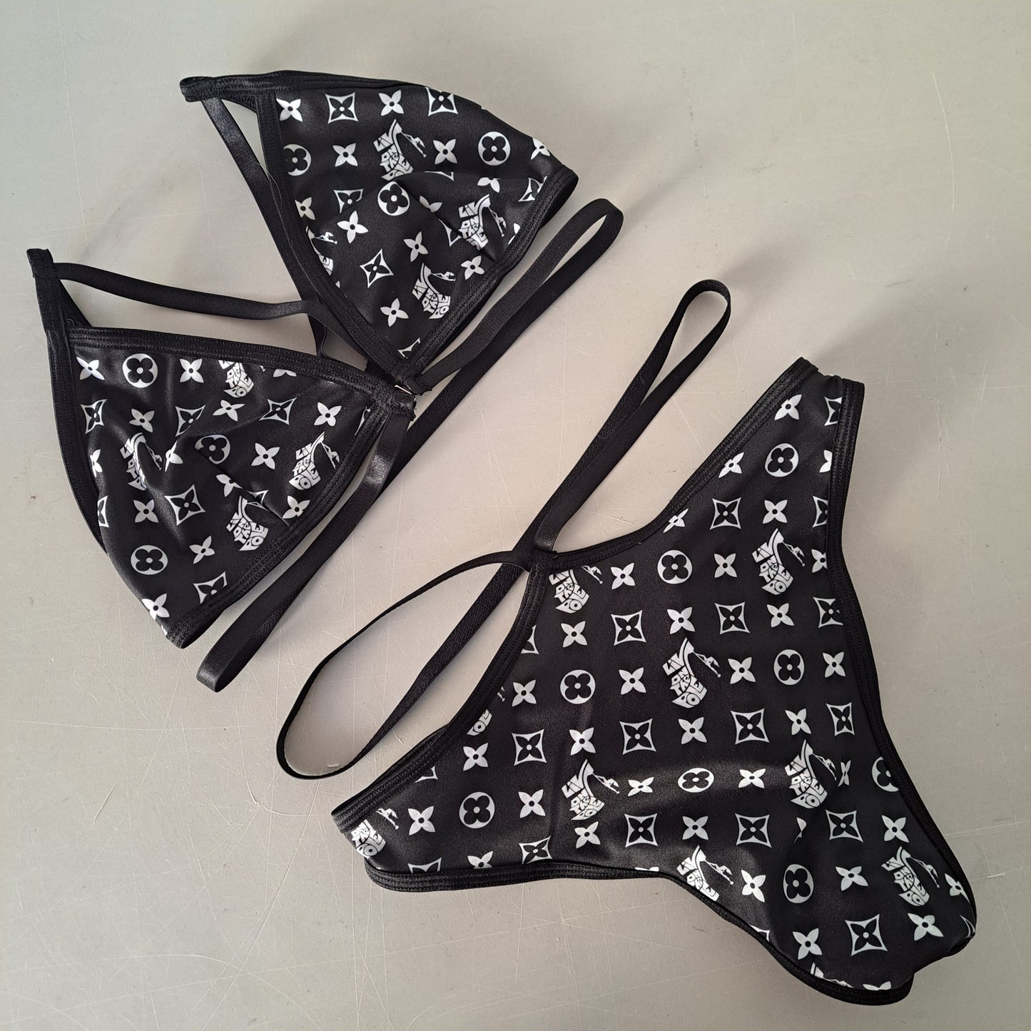 Completo Liv/High cut nero - Flamingo pole wear