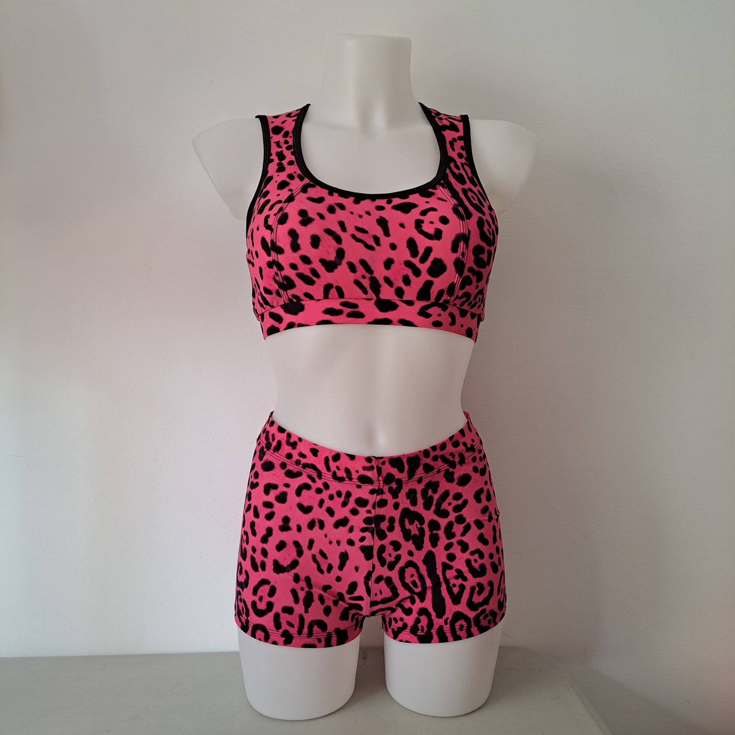 Completo fitness elisa maculato fucsia - Flamingo pole wear