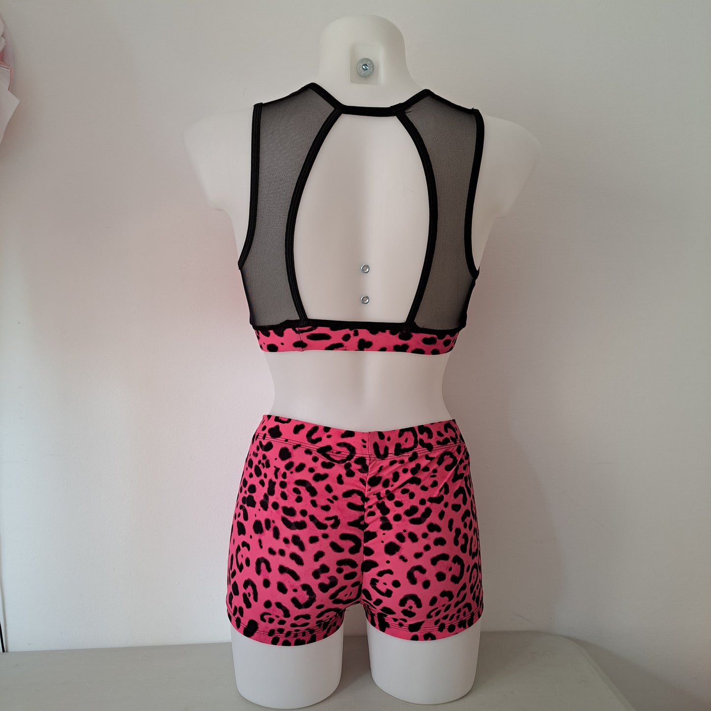 Completo fitness elisa maculato fucsia - Flamingo pole wear