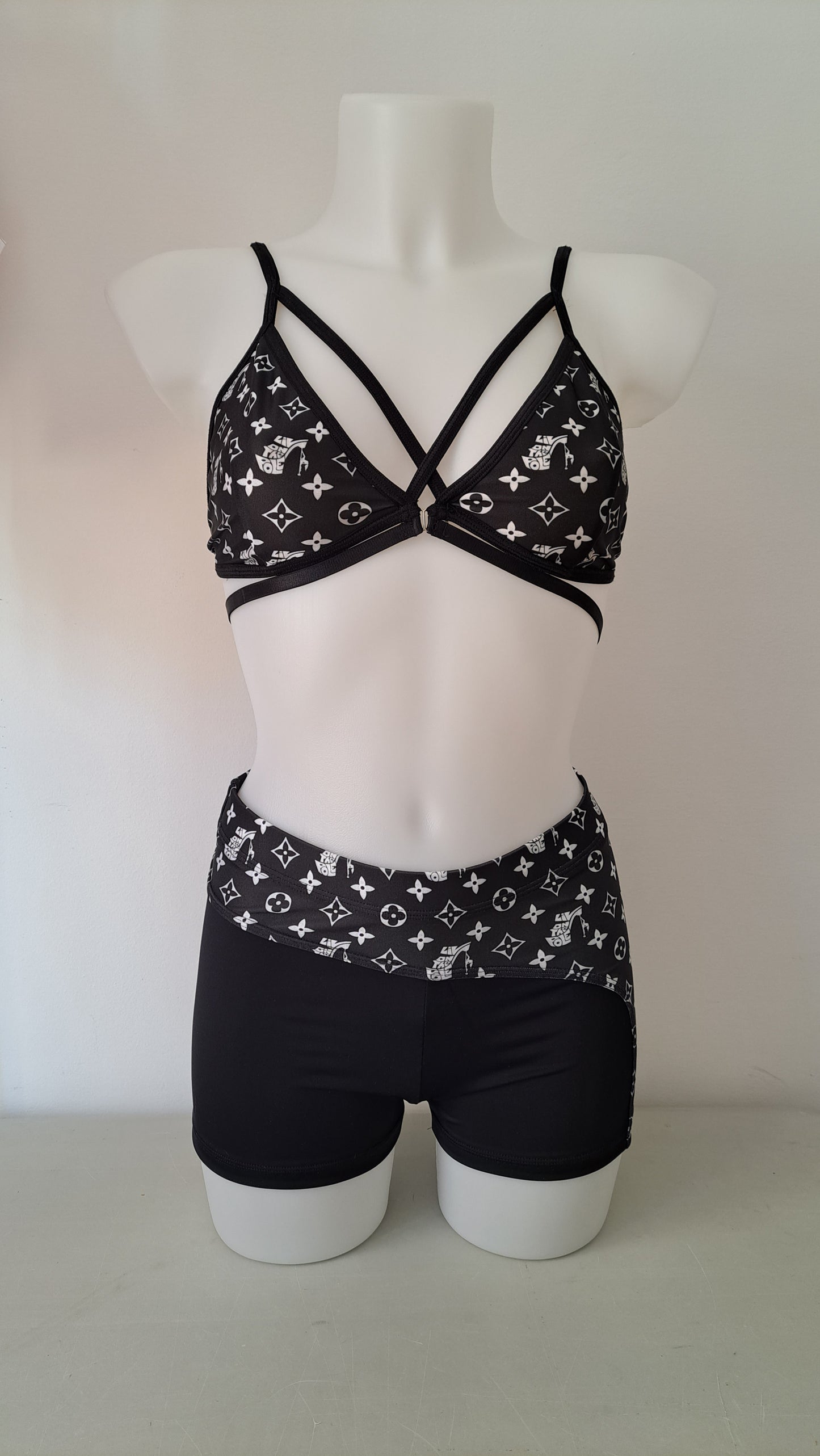 Slip shorty c/banda Liv - Flamingo pole wear