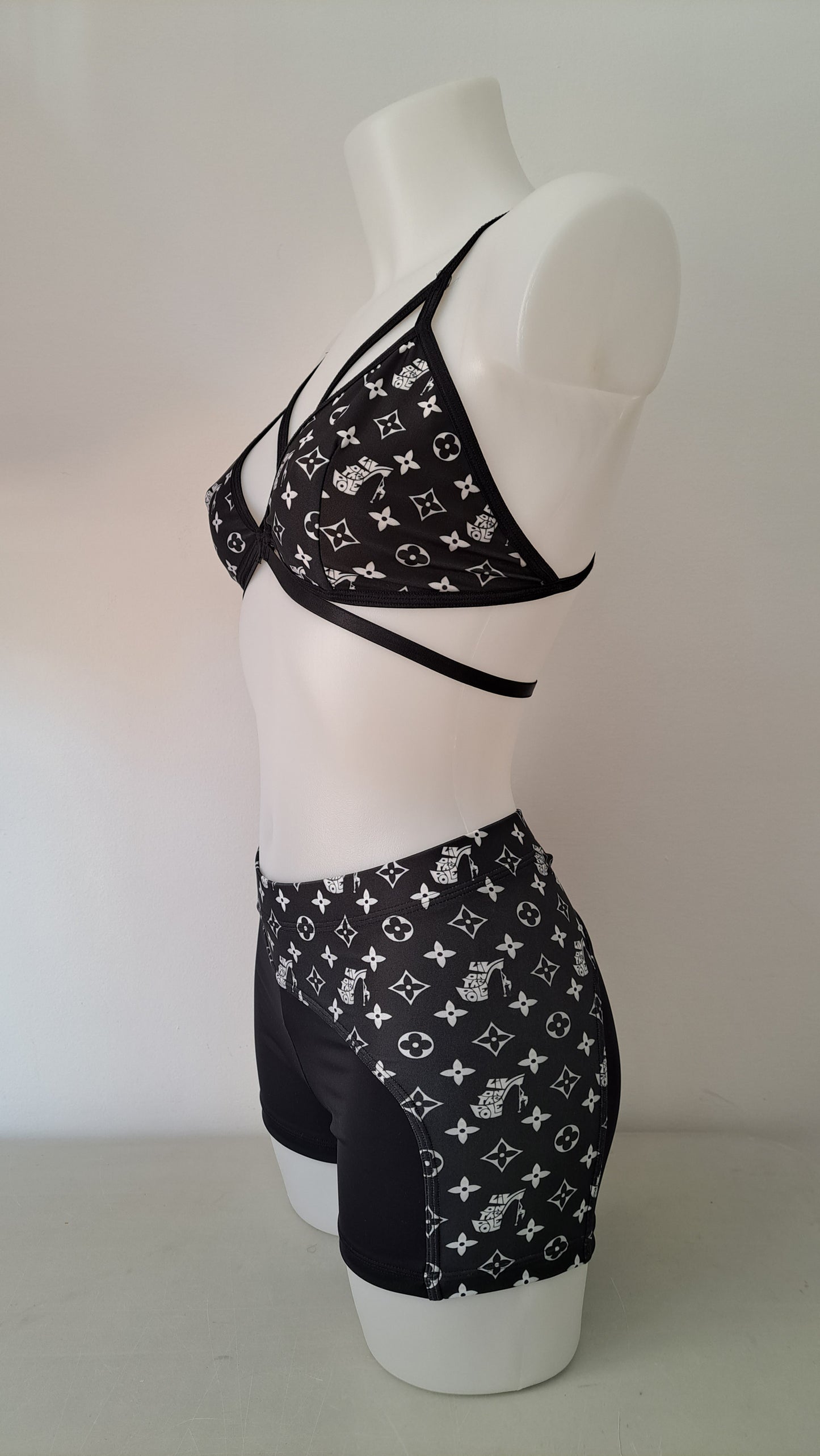 Slip shorty c/banda Liv - Flamingo pole wear
