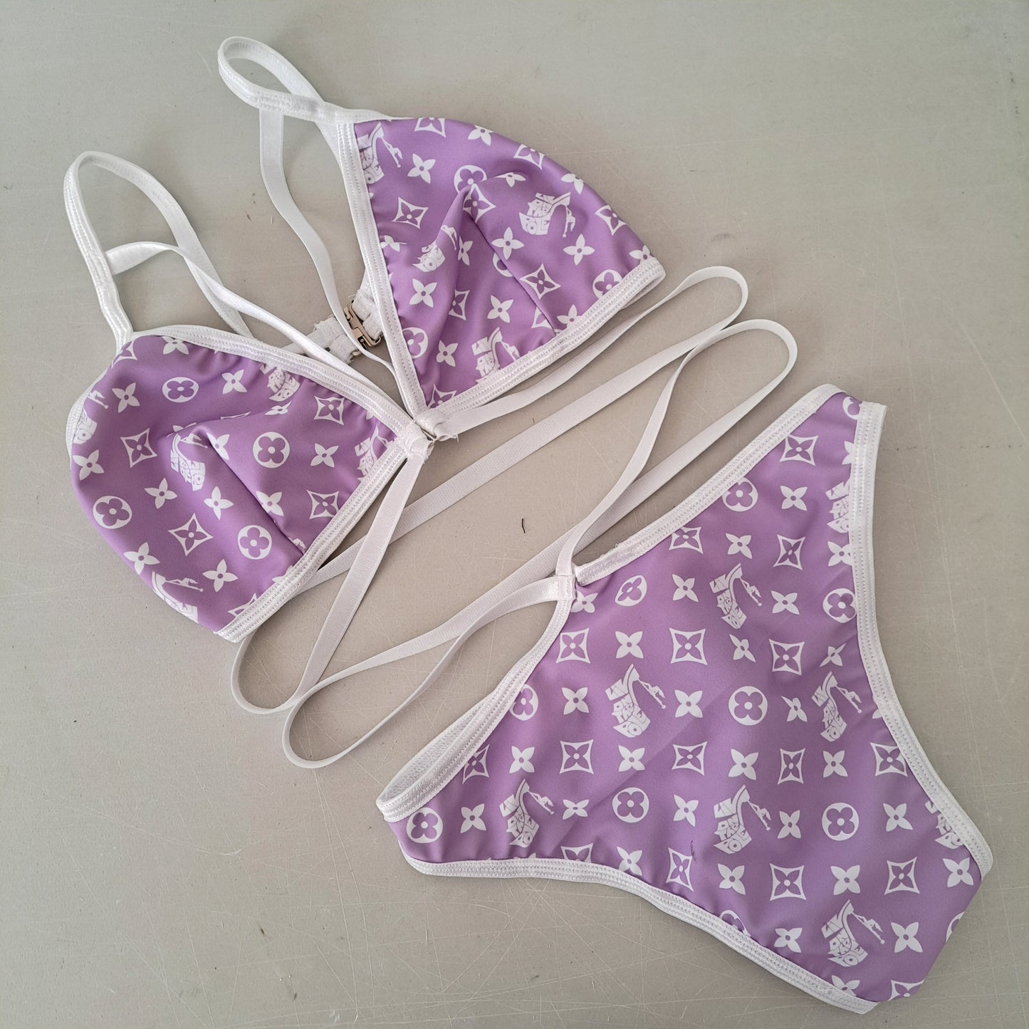 Completo Liv/High cut lillà - Flamingo pole wear