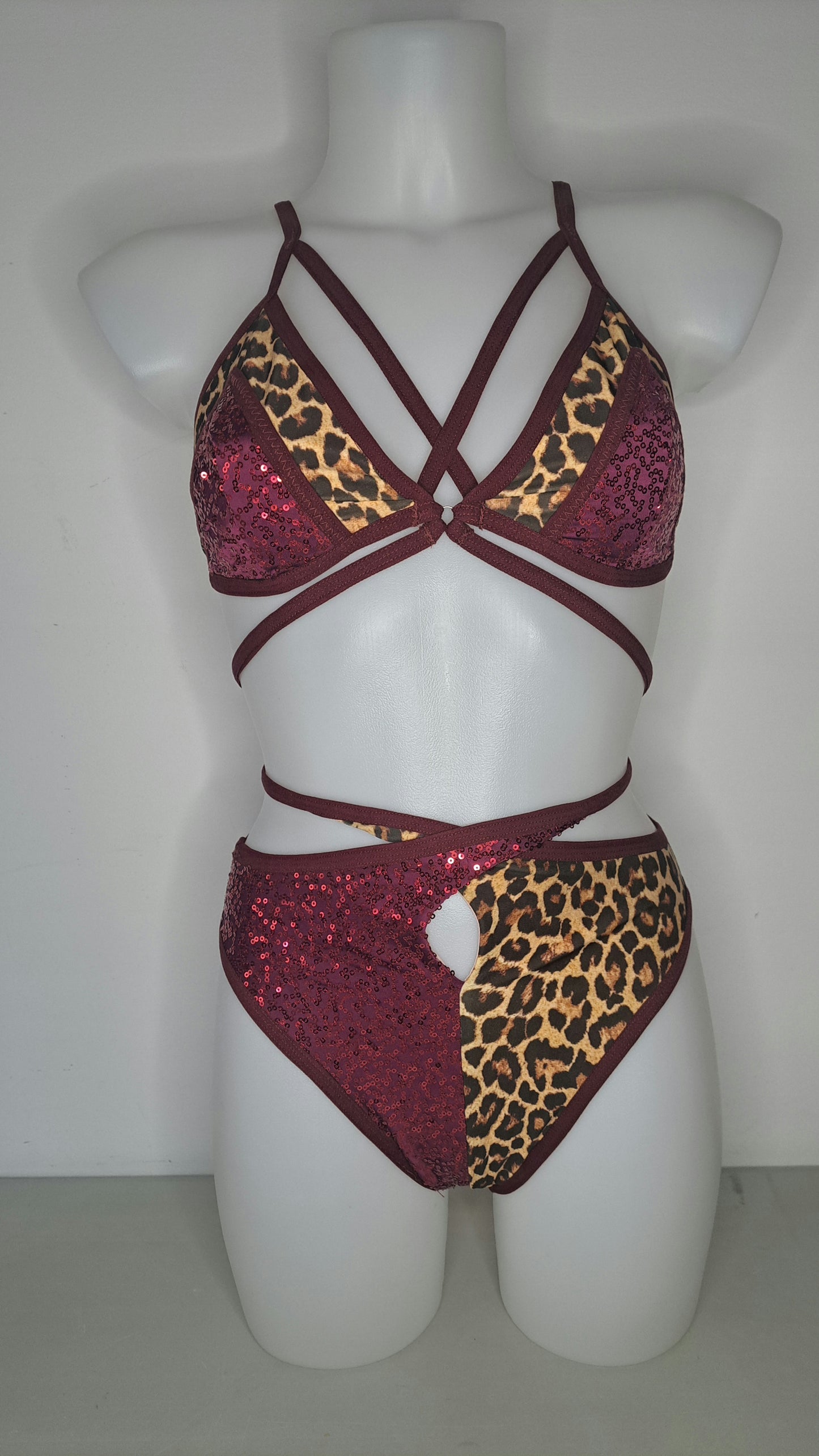 Completo liv patch dany bordeaux maculato