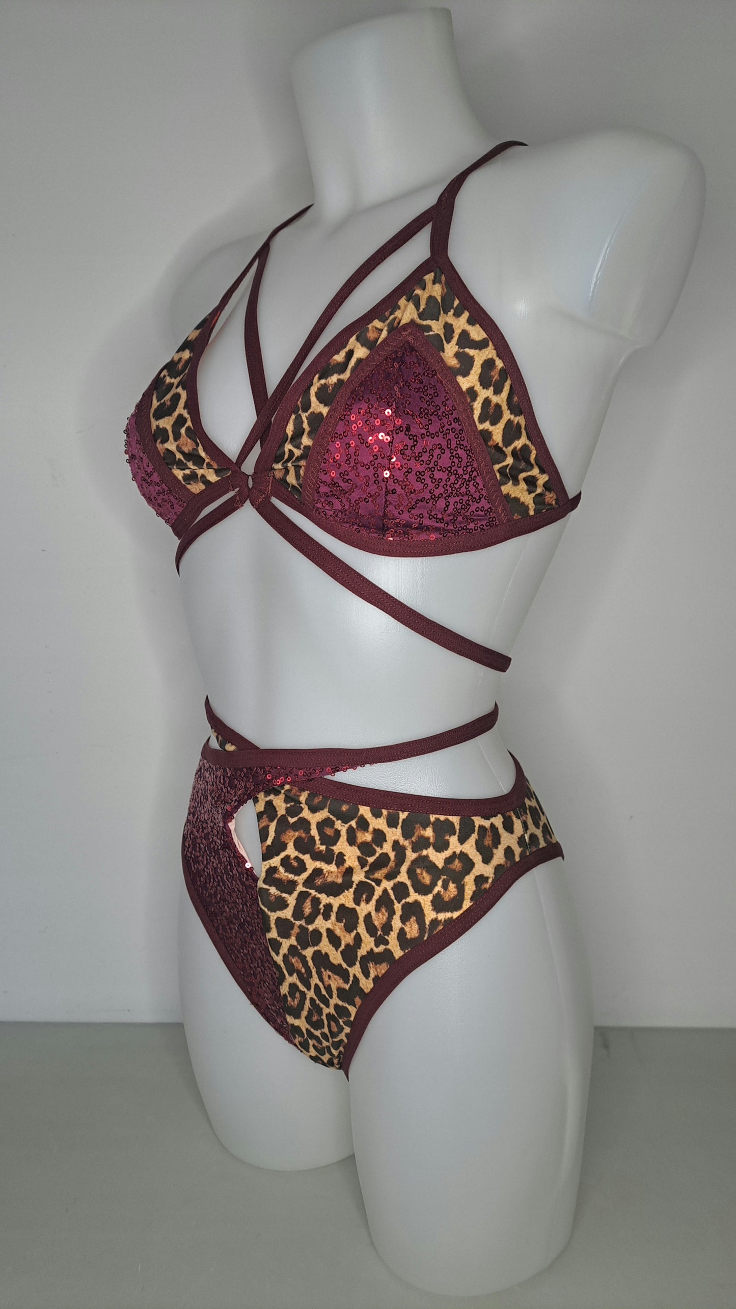 Completo liv patch dany bordeaux maculato