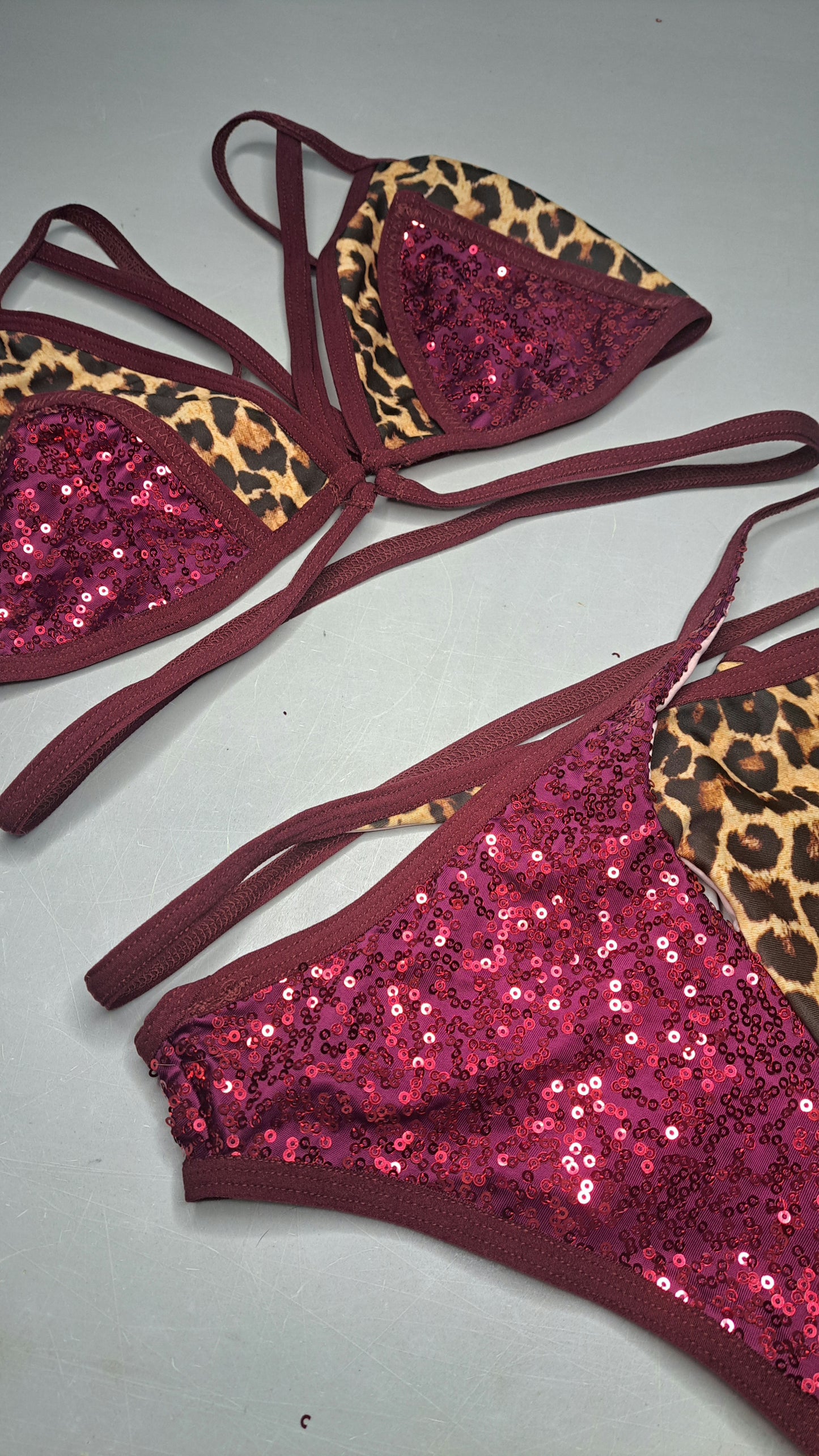 Completo liv patch dany bordeaux maculato