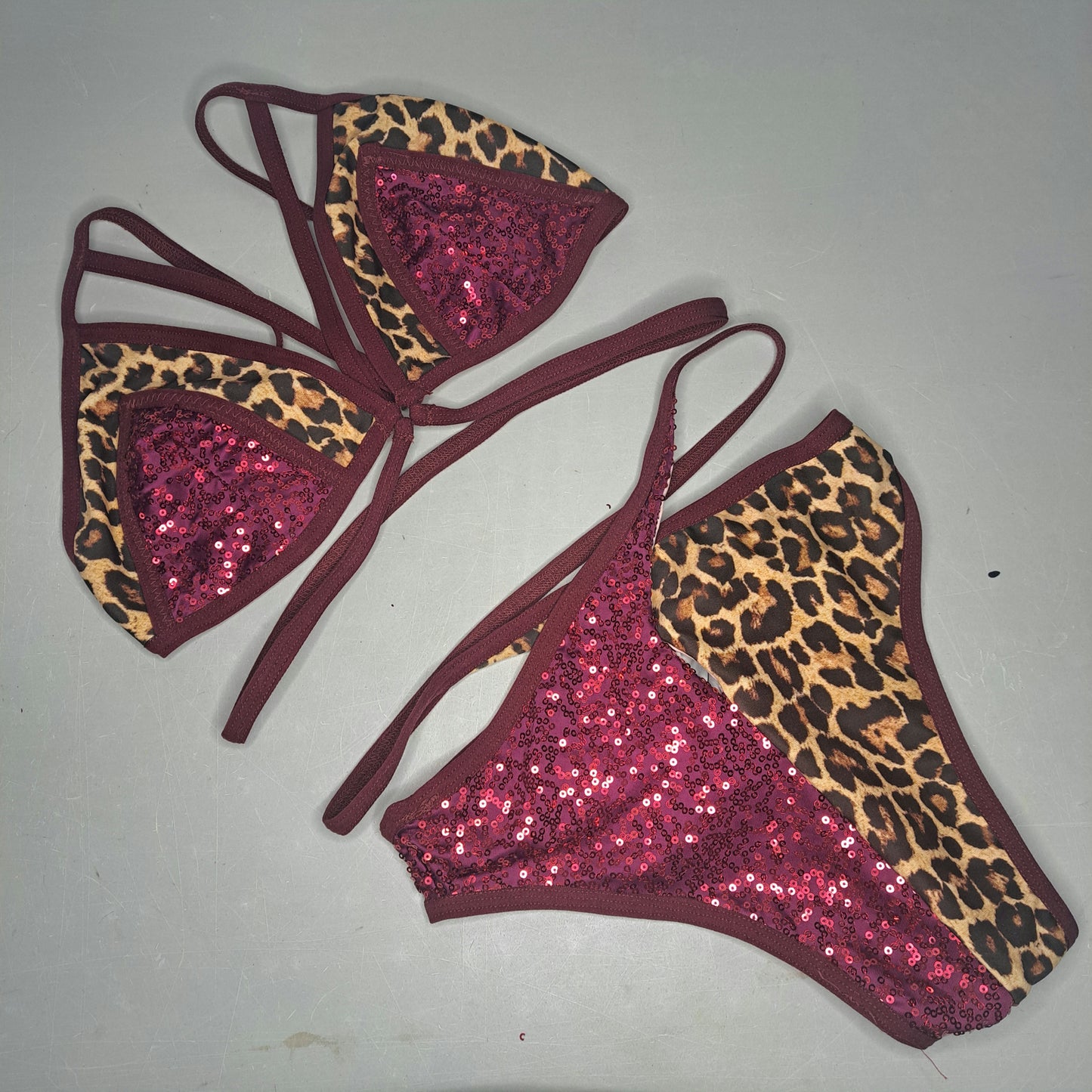 Completo liv patch dany bordeaux maculato