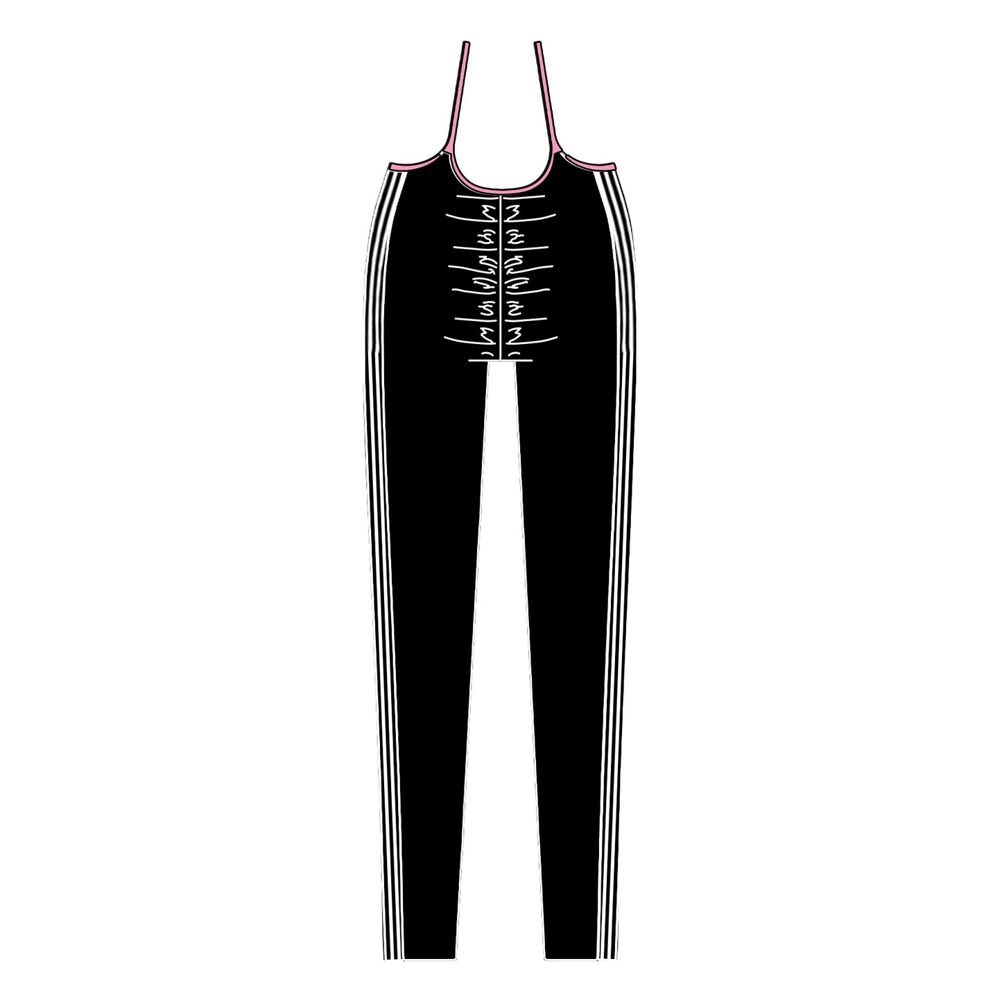 Leggins impero c/bande