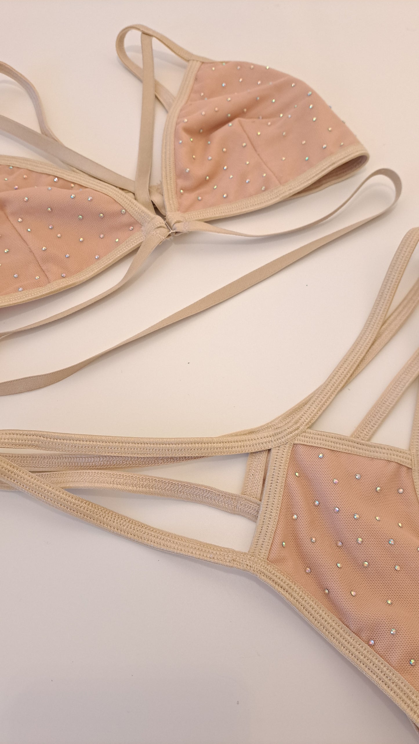 Completo liv sharm tulle swarowsky