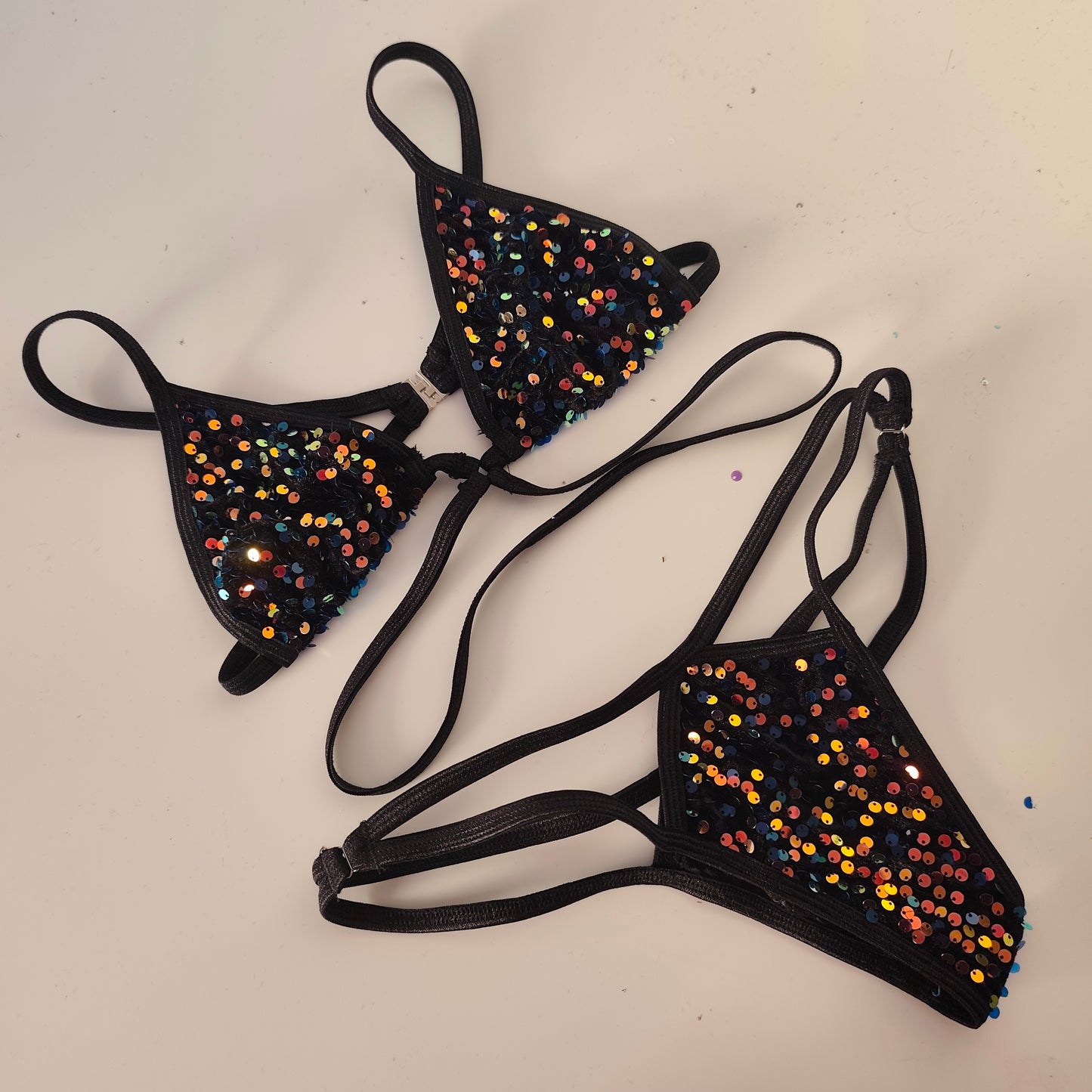 Completo liv curly sharm velvet pailettes