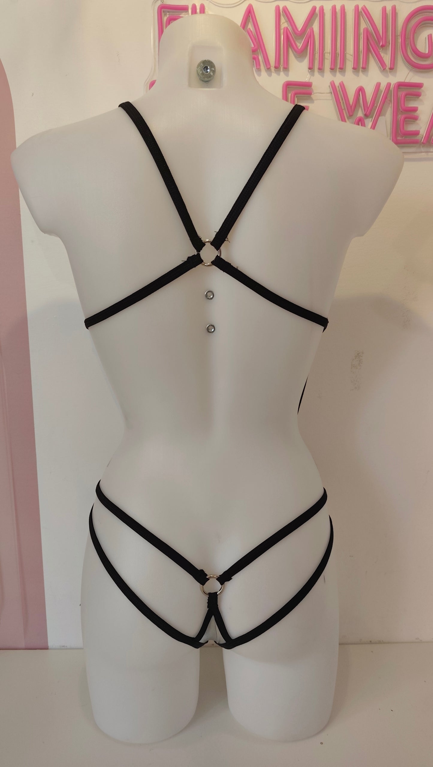 Body fake metal argento (sample)