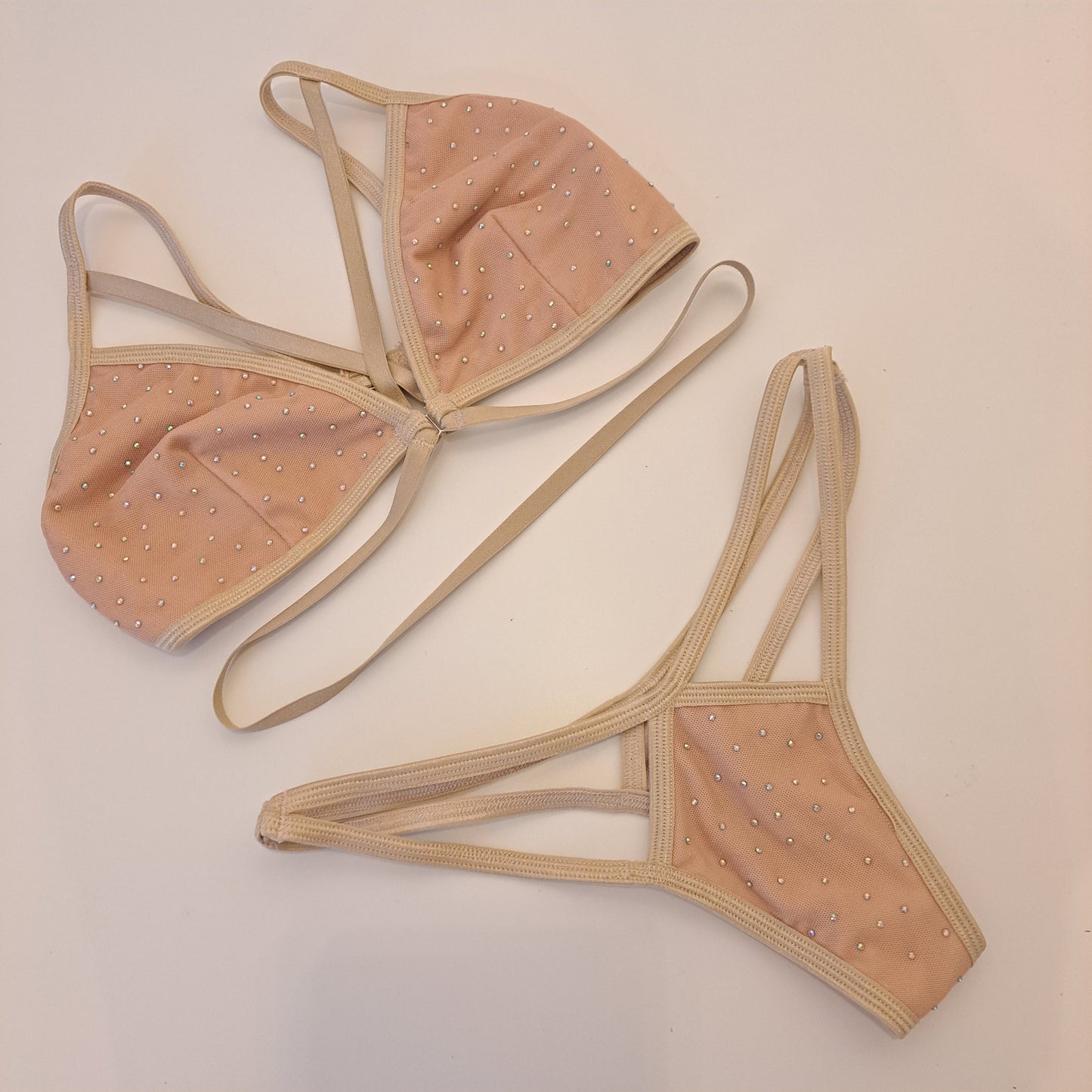 Completo liv sharm tulle swarowsky