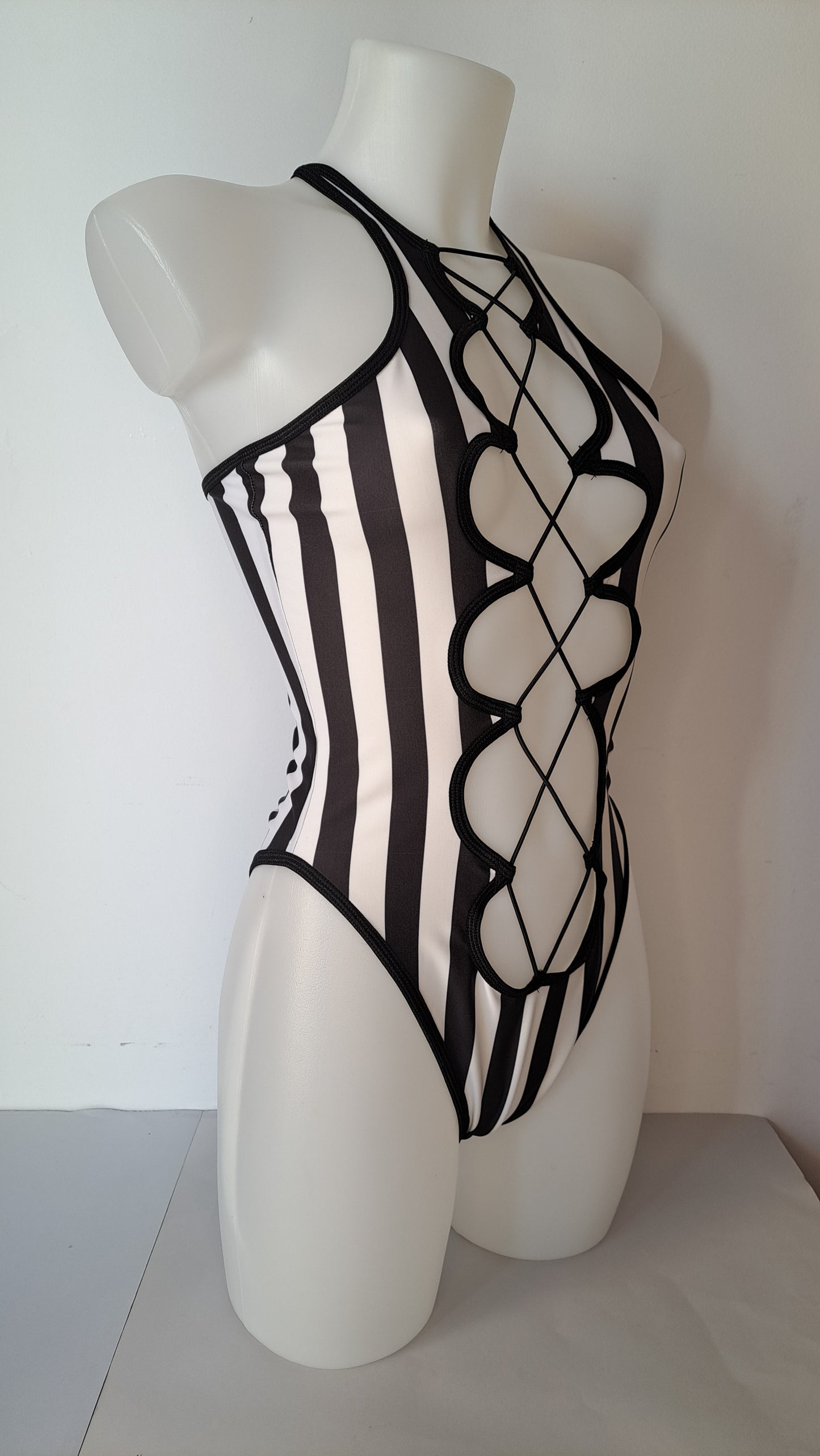 Body Hole righe nere bianche