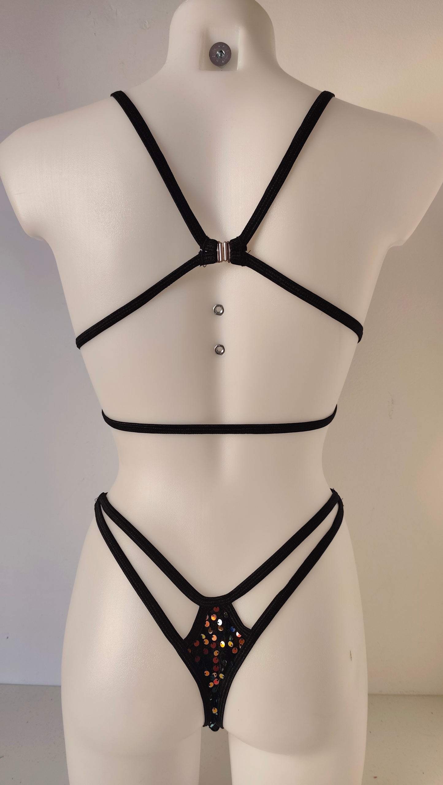 Completo liv curly sharm velvet pailettes
