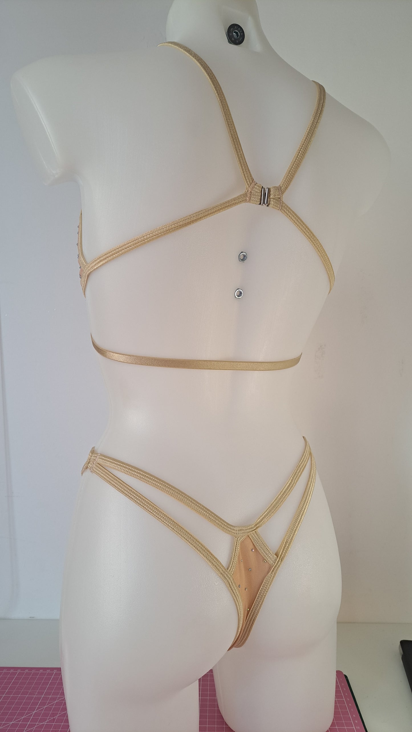 Completo liv sharm tulle swarowsky