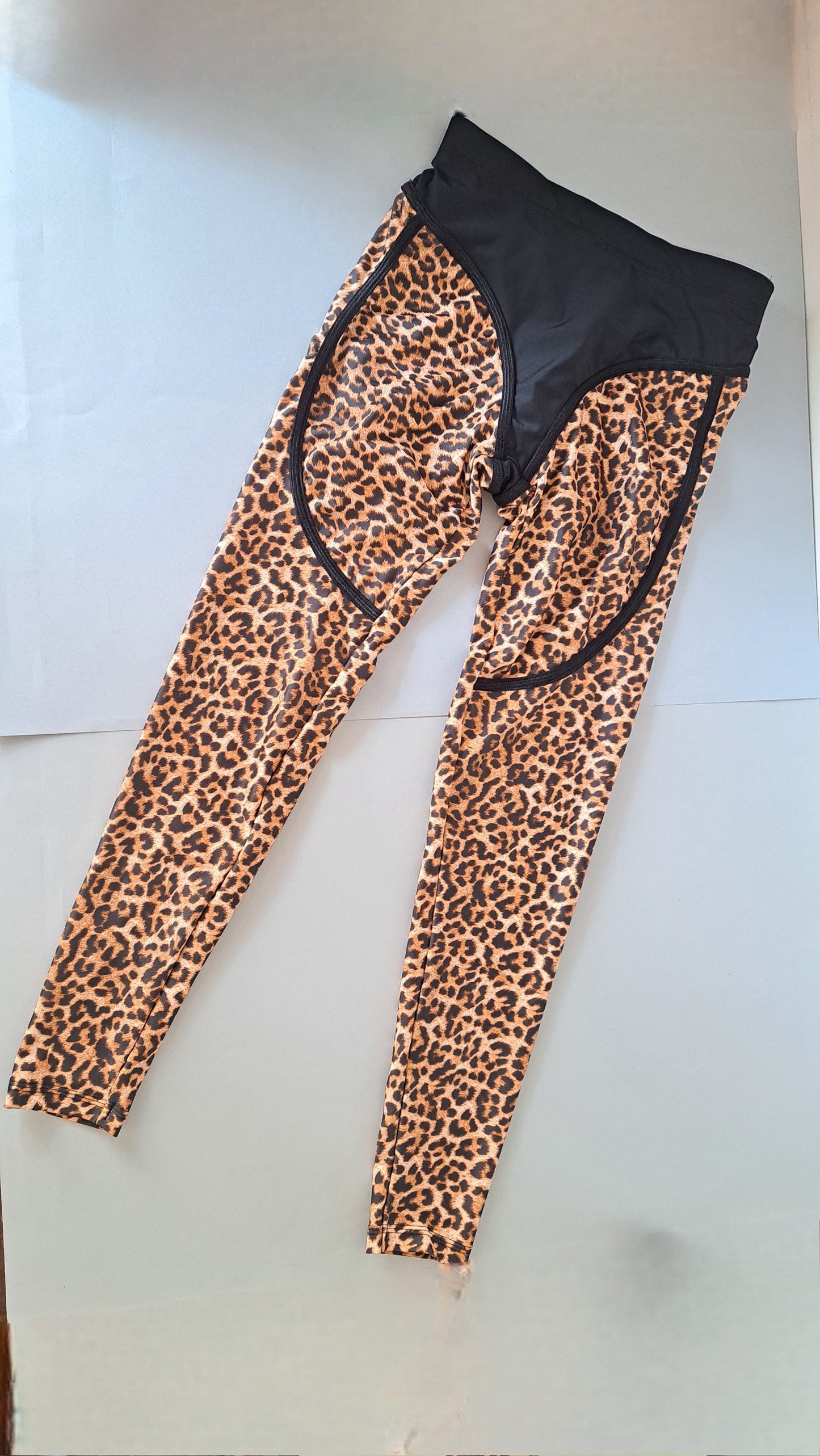 Leggins booty maculato nero
