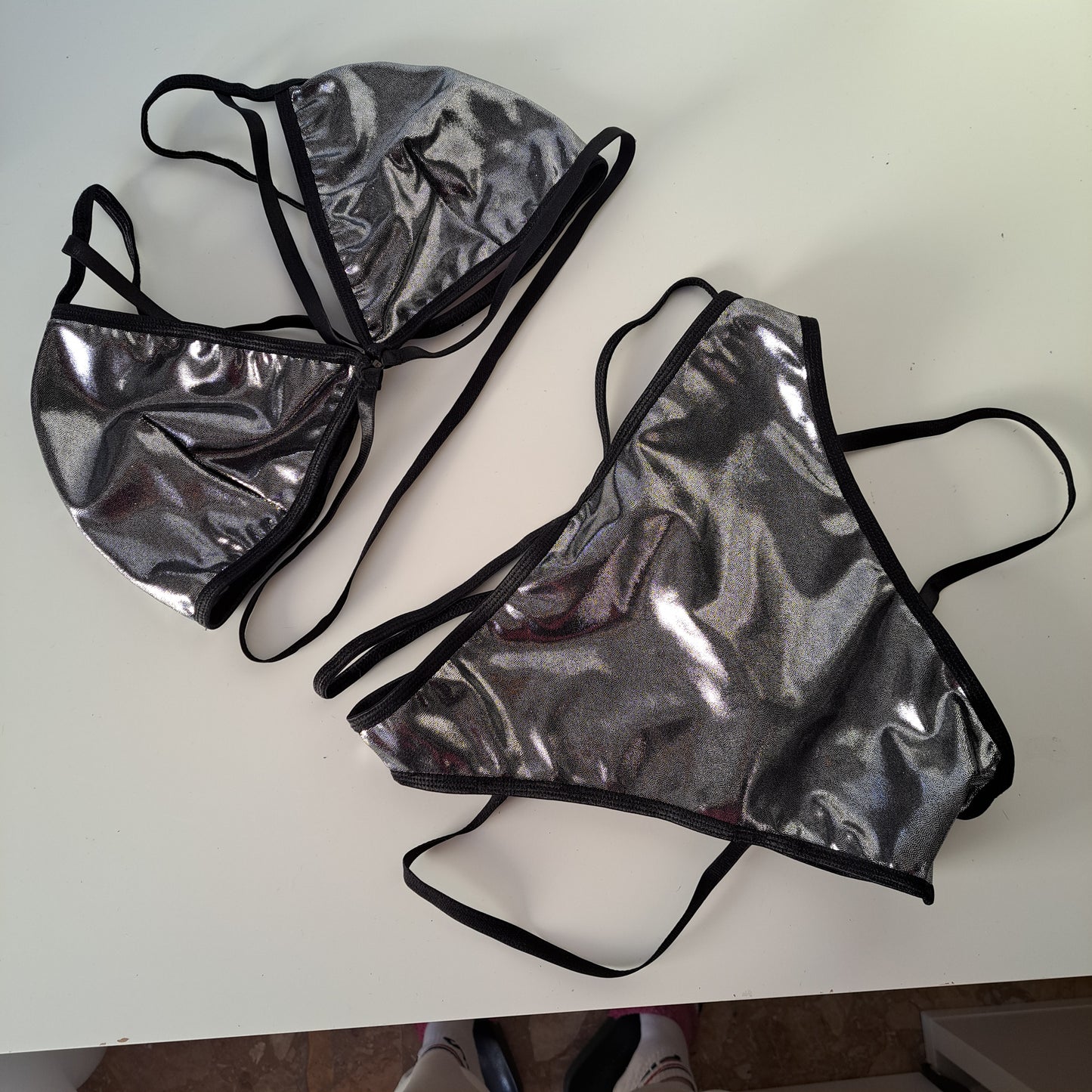 Completo liv high cut harness metal grigio