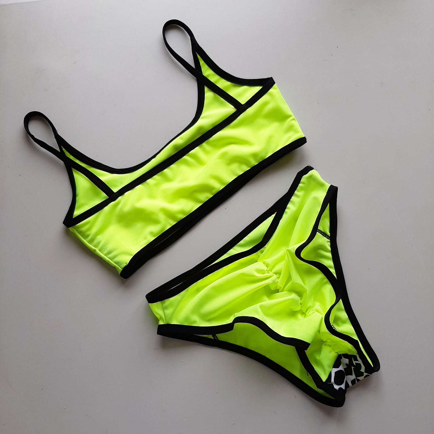 Completo jungle giallo fluo 051 - Flamingo pole wear