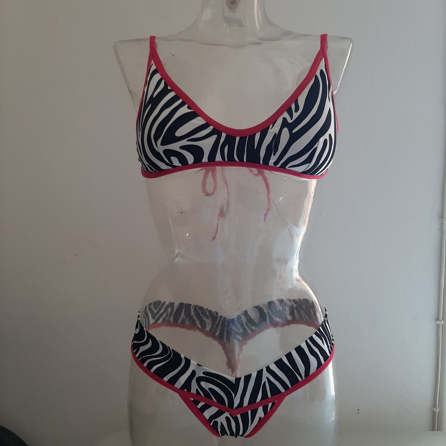 Completo naele miami zebra / fucsia - Flamingo pole wear