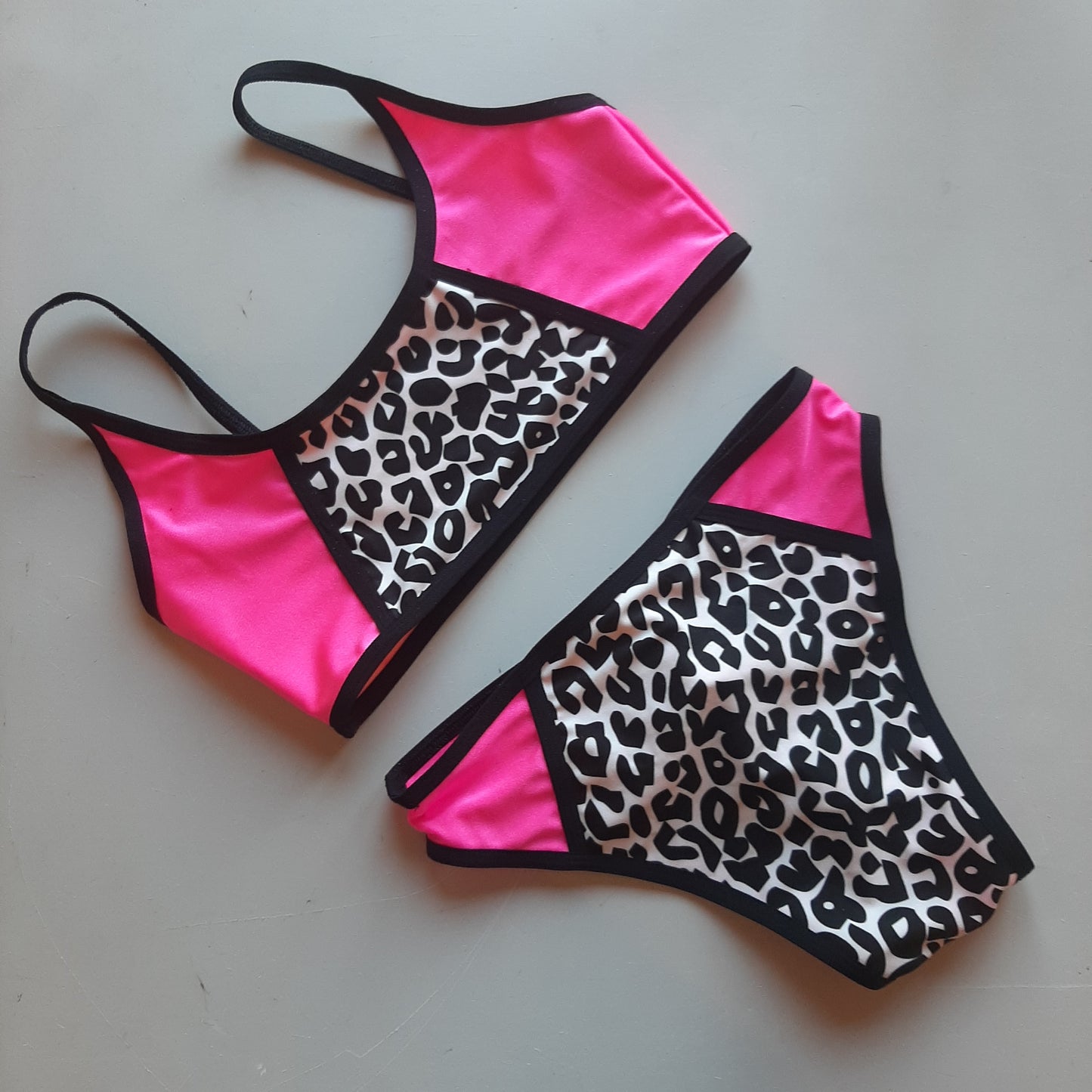 Completo jungle rosa fluo 203 - Flamingo pole wear
