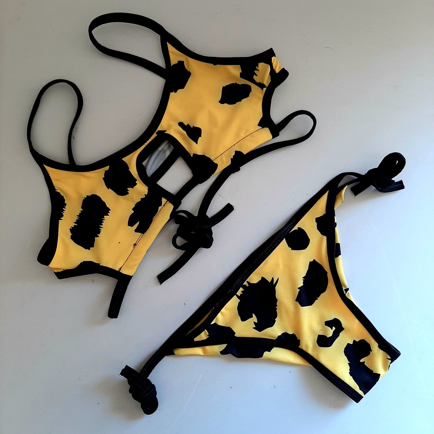 Completo summer laccetti flintstone/nero - Flamingo pole wear