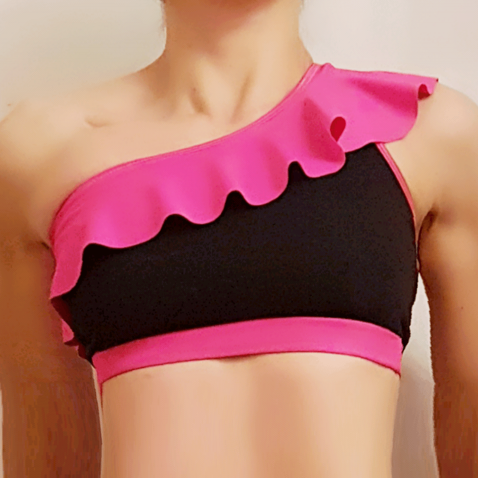 Top monospalla c/volant-Top-Flamingo pole wear