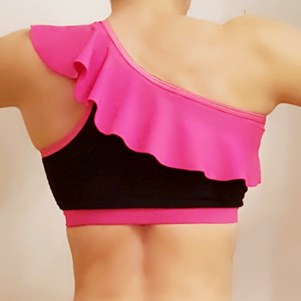 Top monospalla c/volant-Top-Flamingo pole wear