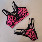 Completo Spider maculato fucsia