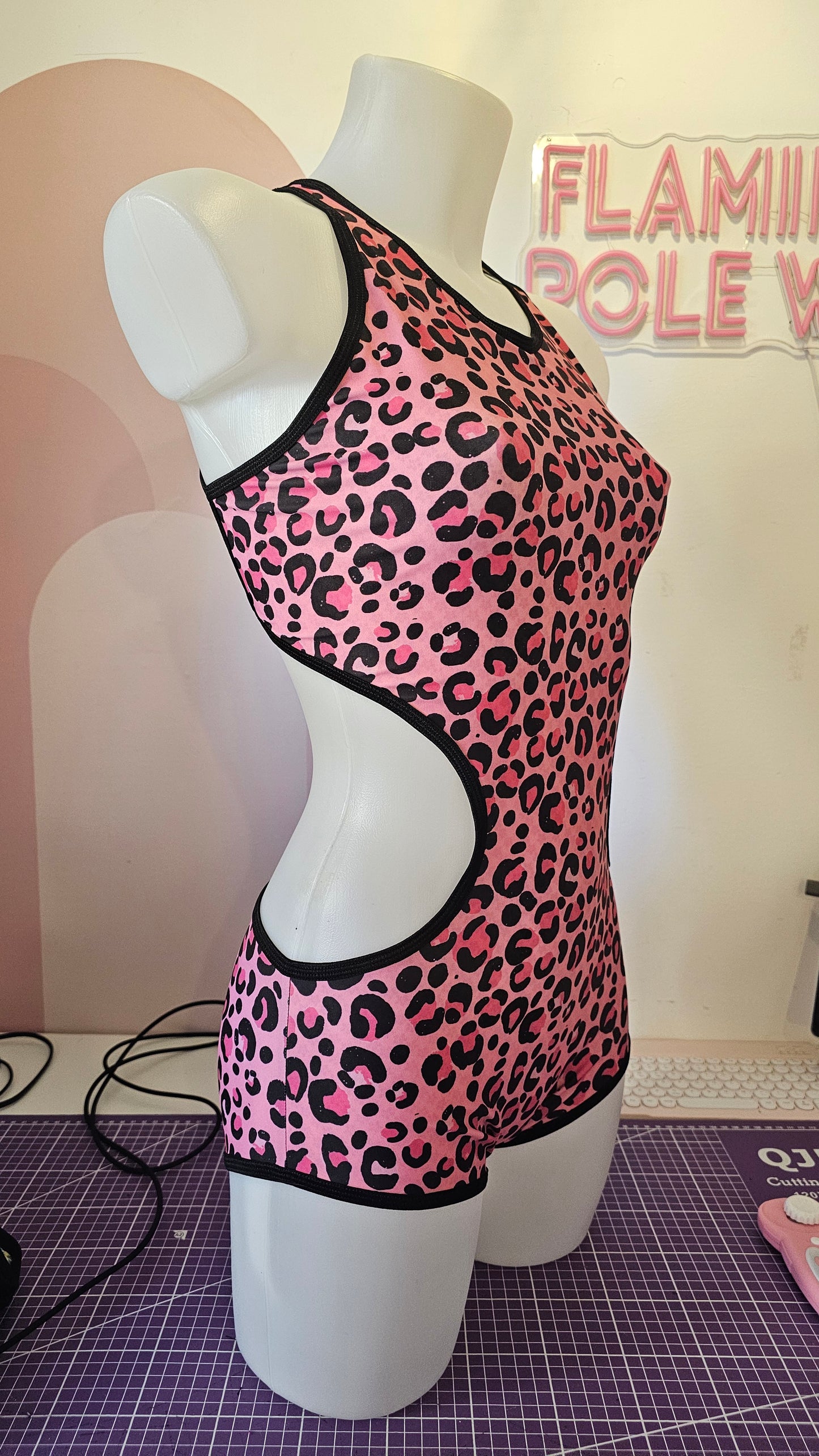 Body martina maculato rosa