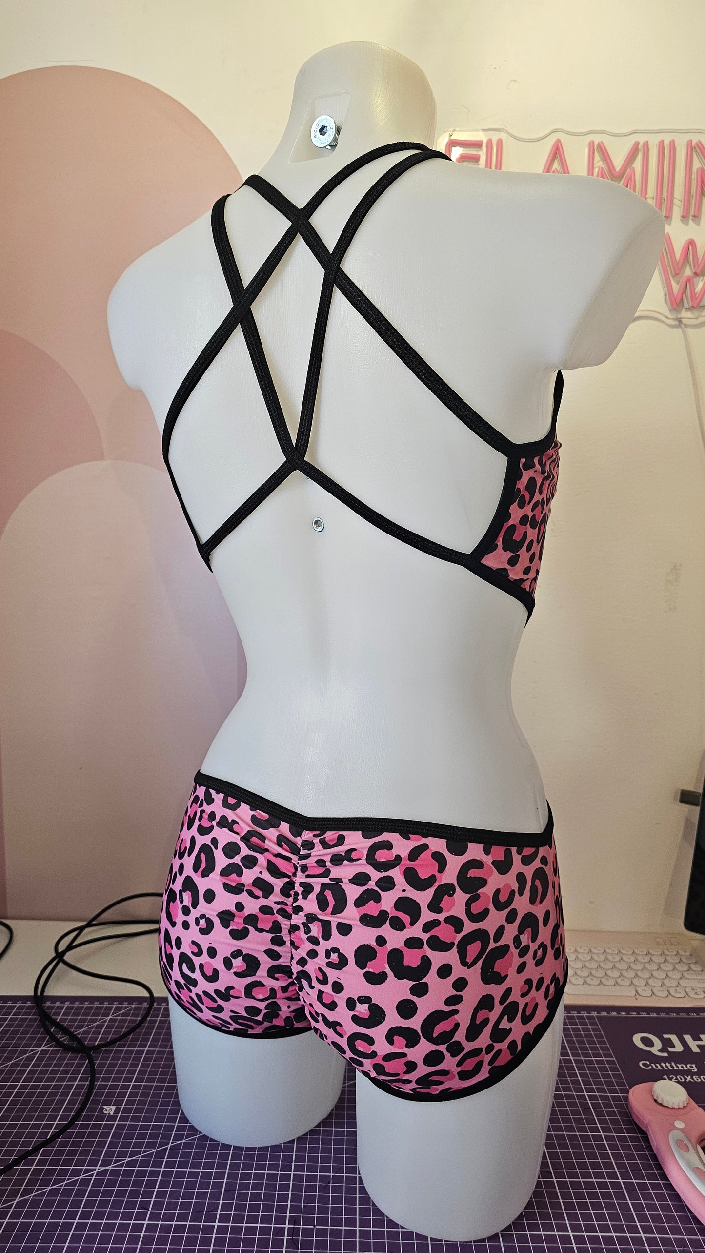 Body martina maculato rosa