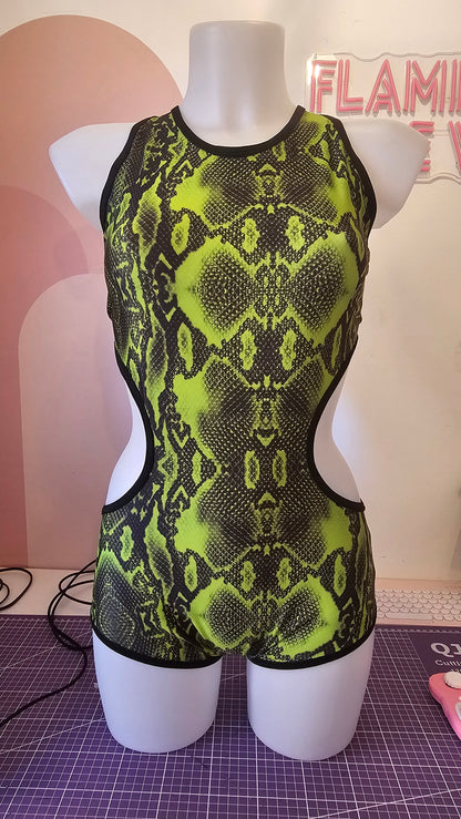 Body martina pitonato verde