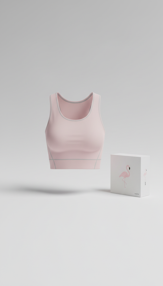 Crop top atletico minimalista