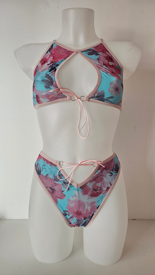 Completo cross telli vi flake blue flower