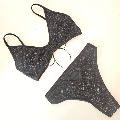 Completo anastasia telli vi flake glitter black