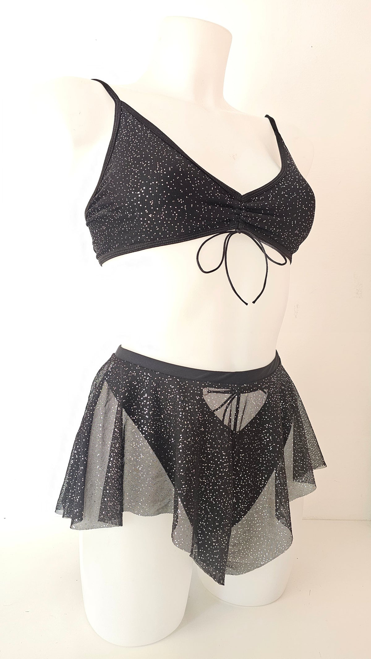 Completo anastasia telli vi flake glitter black