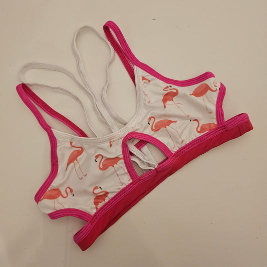 Top summer c/cintura flamingo w/fucsia