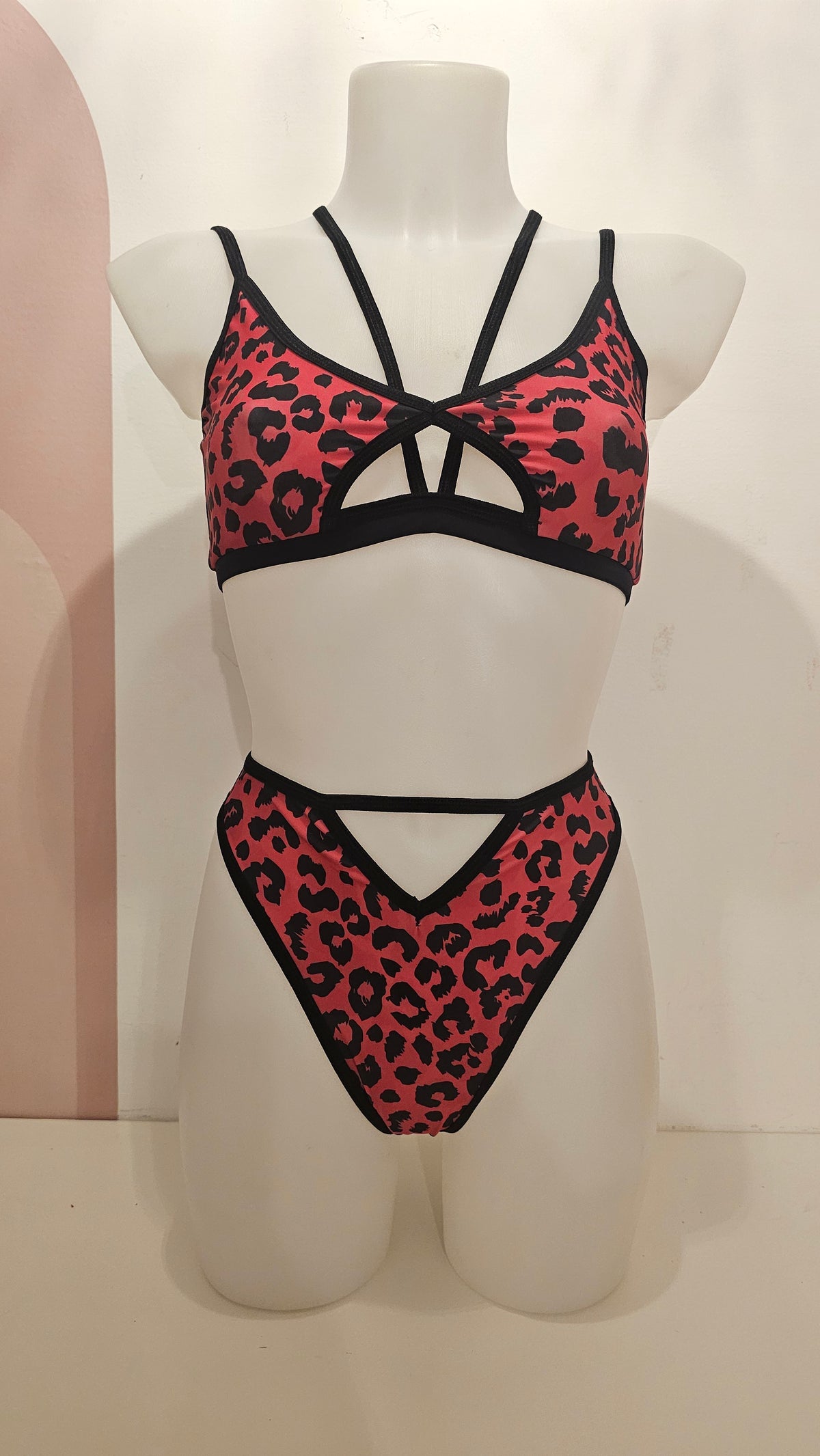 Completo telli vi maculato fucsia (sample)