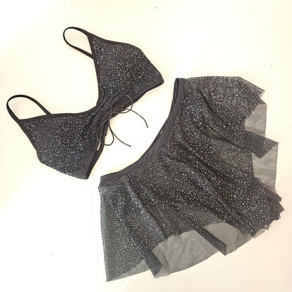Completo anastasia telli vi flake glitter black