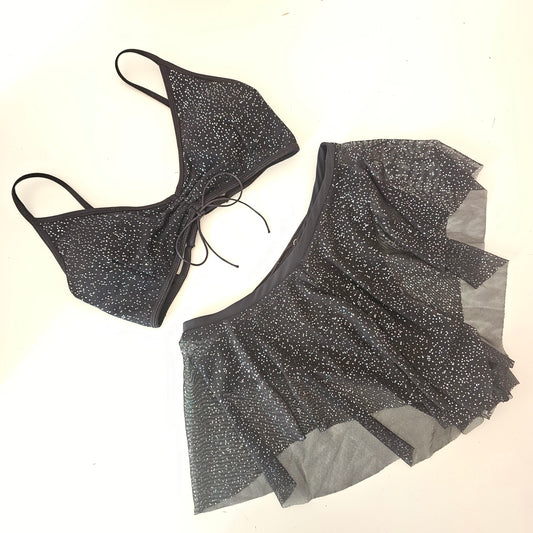 Completo anastasia telli vi flake glitter black