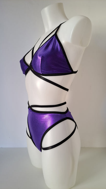 Completo liv high cut harness metal viola