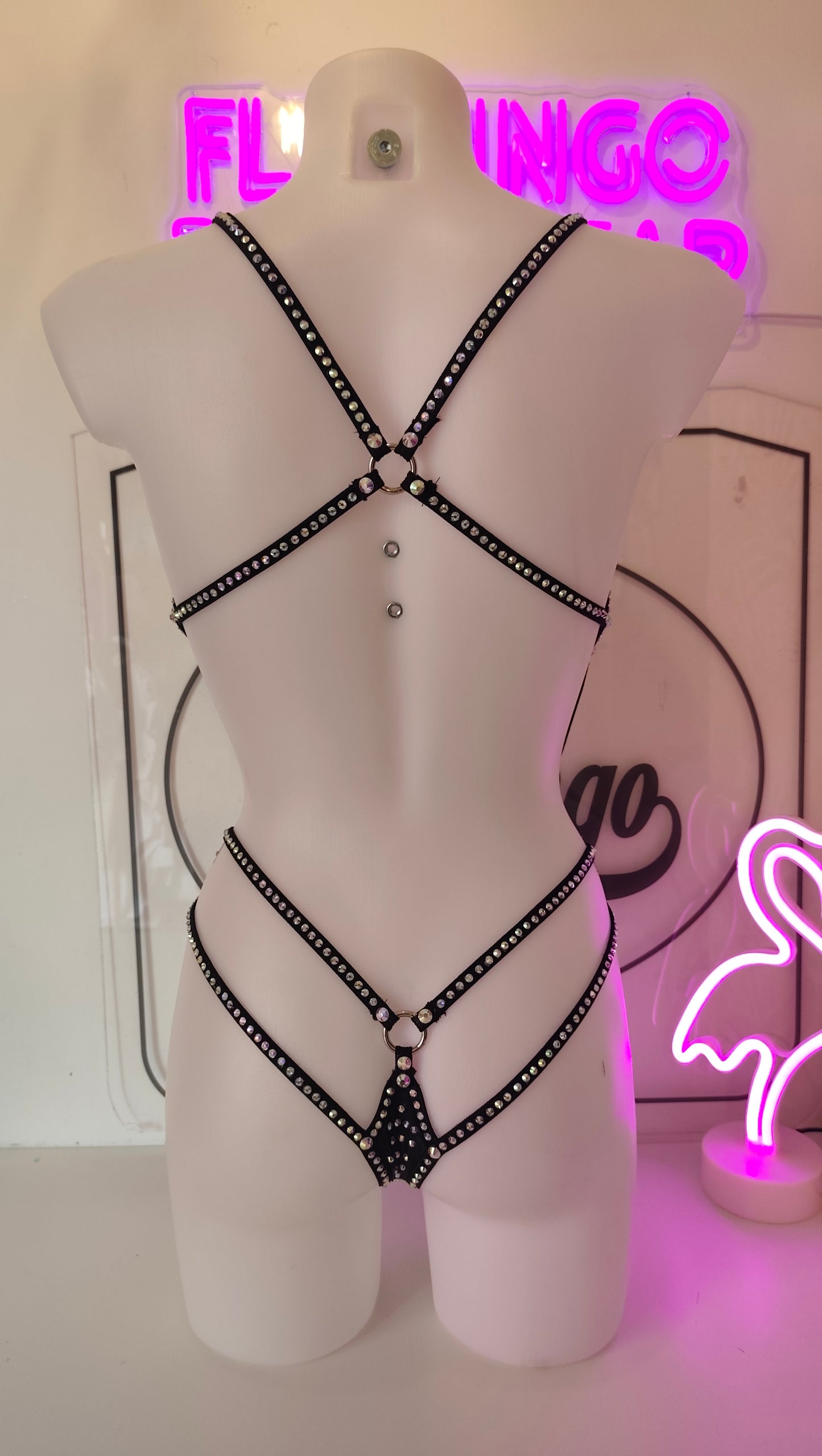 Body fake nero swarowsky (sample)
