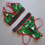 Complete high cut harness palms / red