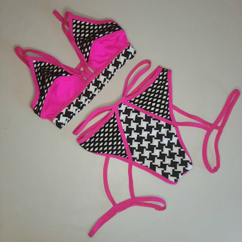 Fuchsia monk suit