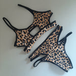Completo summer cutout maculato/nero