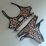 Completo summer cutout maculato/nero