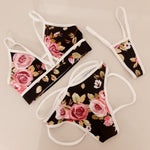 Completo monaco rose / bianco