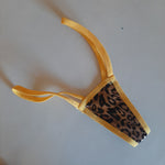 Slip flamingo string velvet maculato